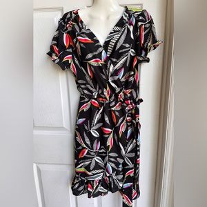 Elsie And Zoe Wrap Dress Sz S/M